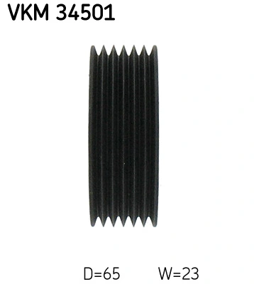 Ролик приводного ременя, паразитний SKF VKM34501 ціна, від 16.90 USD