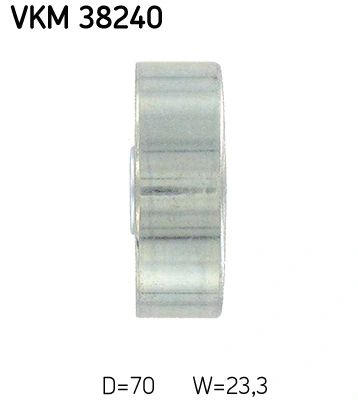 Купити VKM38240 SKF Ролик приводного ременя, паразитний