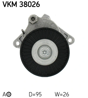 Натягувач приводного ременя SKF VKM38026 ціна, від 36.53 USD