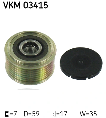 Шків генератора HMP2C1T10344BA Hmpx