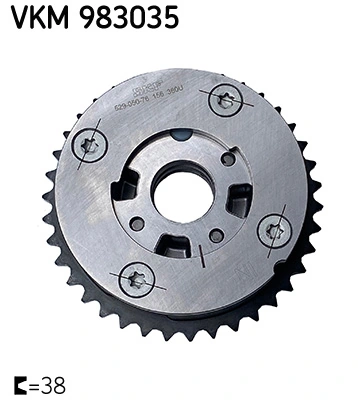 VKM983035 SKF Зірка-шестерня розподільного валу двигуна, впускного