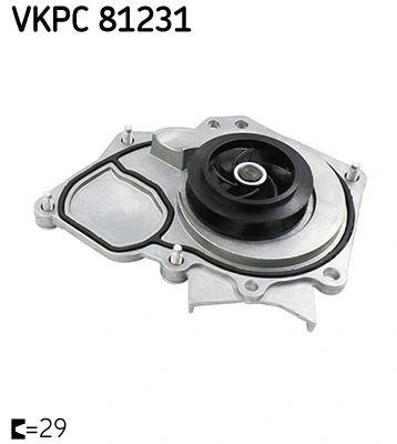 VKPC81231 SKF Насос охолодження