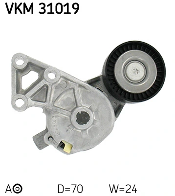 VKM31019 SKF Натяжна планка поліклинового ременя