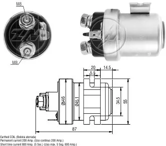 SS9192P AS/Auto Storm Тягове реле стартера
