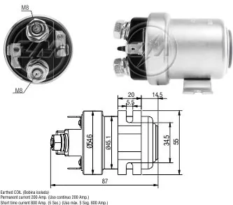 SS9158P AS/Auto Storm Тягове реле стартера
