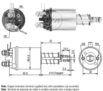 Втягуюче реле стартера SS4017P AS/Auto Storm