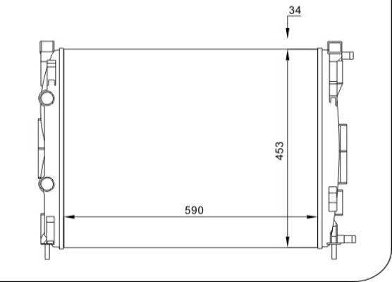 Купити Радіатор Renault Scenic II JM0, JM1