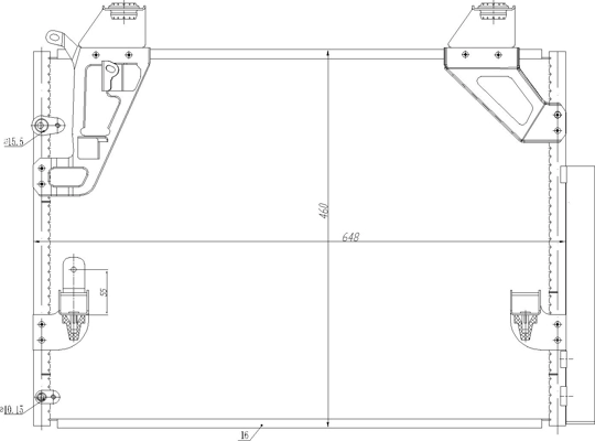 Купити AC830243 Maxgear Радіатор системи охолодження кондиціонера