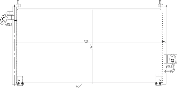 Купити 7240K8C2 Polcar Радіатор системи охолодження кондиціонера