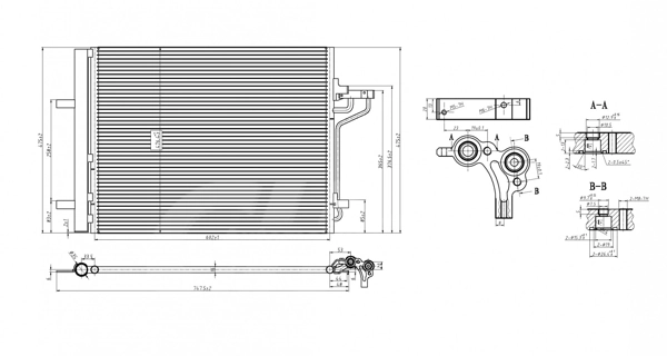 Конденсатор кондиціонера Koyorad CD320702 ціна, від 90.63 USD
