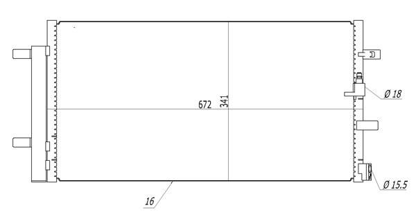 Конденсатор на Porsche MACAN S 95B