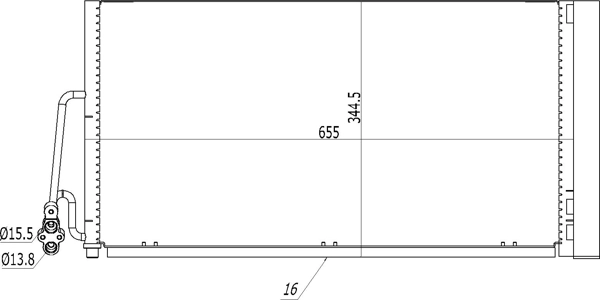 Конденсатор кондиціонера Polcar 5102K8C1S ціна, від 63.27 USD