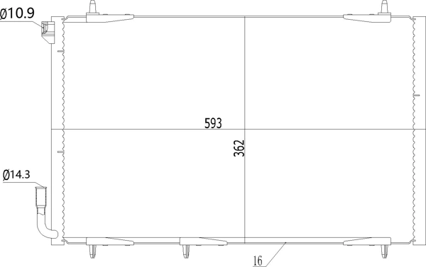Конденсатор кондиціонера PSH 090221004000 ціна, від 51.58 USD