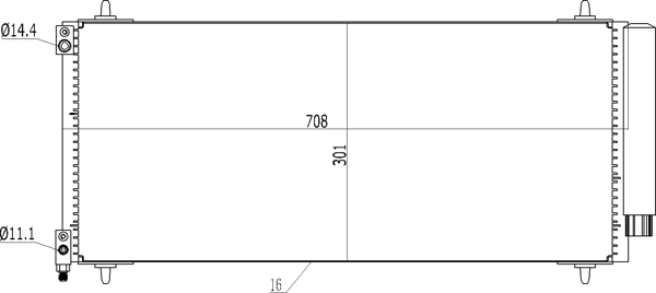 Конденсатор кондиціонера Polcar 5748K8C2 ціна, від 72.60 USD