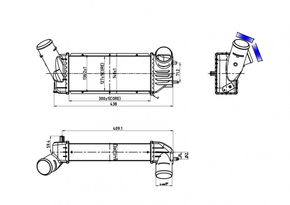 Інтеркулер 5710J81 Polcar