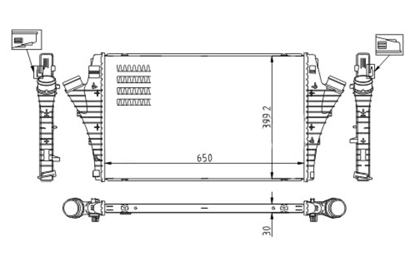 Система охолодження наддувочного повітря Maxgear AC630088 ціна, від 132.49 USD