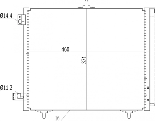 Конденсатор кондиціонера Polcar 2316K8C2S ціна, від 68.06 USD