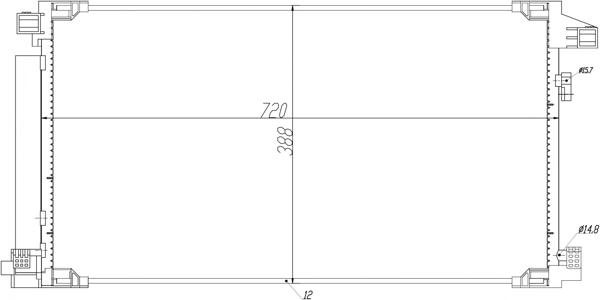 Конденсатор кондиціонера Toyota Prius хетчбек (ZVW5) (2015 - 2026) ціна, від 101.54 USD