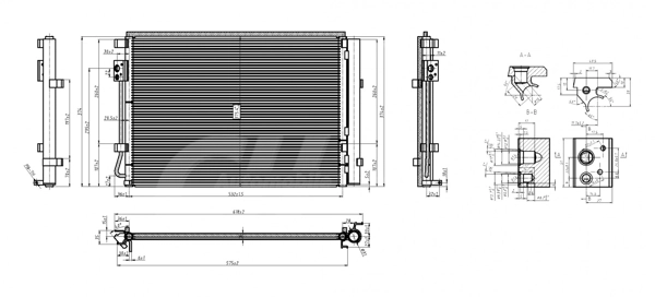 Конденсатор кондиціонера Delphi CF20612 ціна, від 105.21 USD