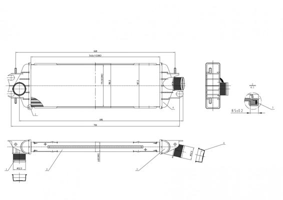 Купити Інтеркулер Nissan Primastar  X83
