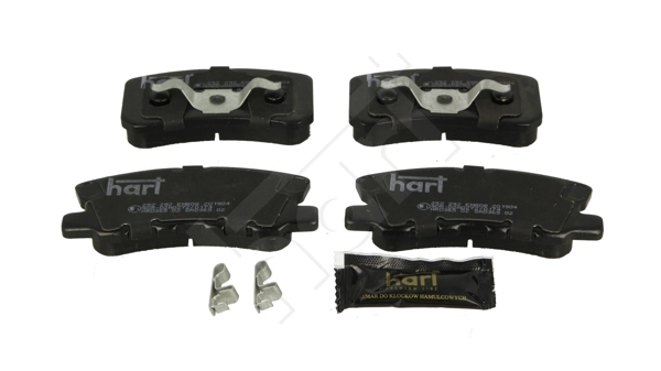 252292 Hart Колодки гальмівні задні, дискові