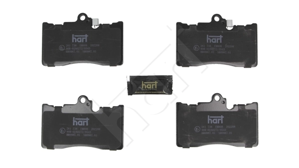 261738 Hart Передні гальмівні колодки