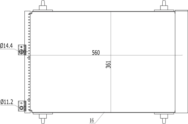 Конденсатор кондиціонера Polcar 2327K8C3 ціна, від 64.13 USD