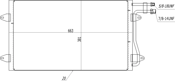Конденсатор кондиціонера AND 42820020 ціна, від 98.67 USD