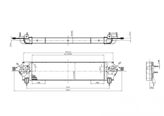 Купити 2759J81 Polcar Радіатор интеркуллера