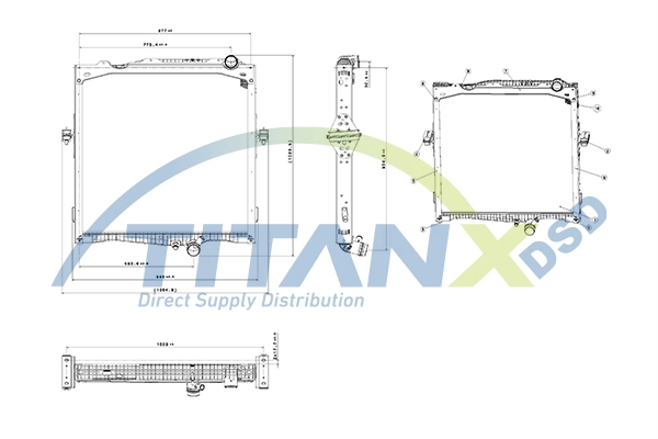 Радіатор 7422062510 Renault (RVI)