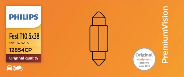Лампочка плафону освітлення салону/кабіни 12854CP Philips