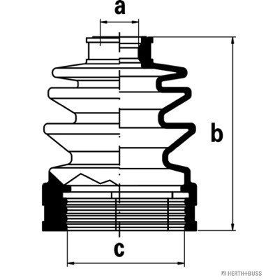 Пильник ШРУСа внутрішній Hyundai I10 