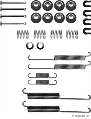 Купити MB008450 Mitsubishi Монтажний комплект задніх барабанних колодок