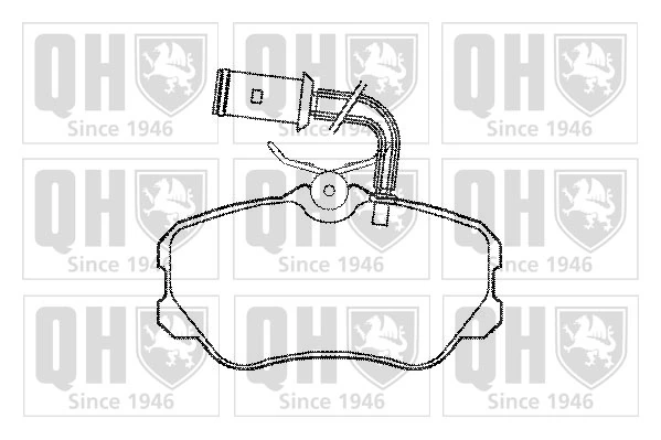 Передні тормозні колодки 71770969 Fiat/Alfa/Lancia