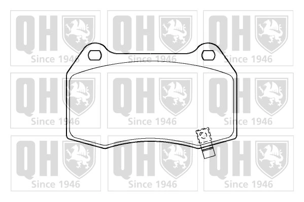 Передні тормозні колодки 5151249 Ford