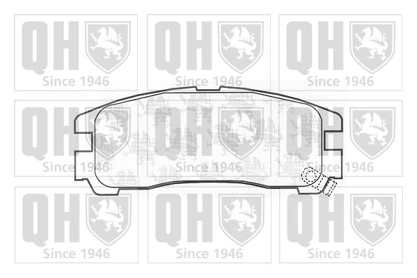 Задні гальмівні колодки Great Wall 1016HP0004 ціна, від 14.69 USD