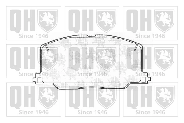 Гальмівні колодки Q-top QF0037E ціна, від 16.91 USD