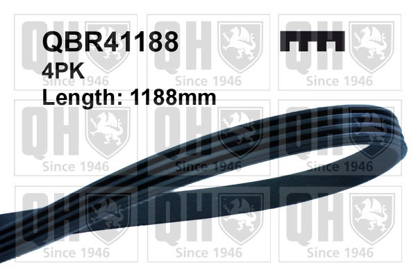 Клиновий ремінь Glober 4PK1195 ціна, від 6.08 USD