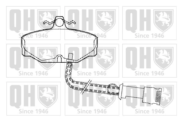 Задні дискові колодки Ford Sierra II