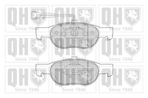 Передні гальмівні колодки на Fiat Marea  185