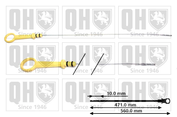 Покажчик рівня масла на Opel Astra H L35