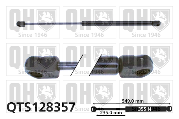 0132703 Opel Амортизатор кришки багажника / двері 3/5-ї задньої