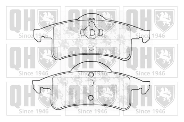 Задні гальмівні колодки International QP70410045 ціна, від 25.26 USD