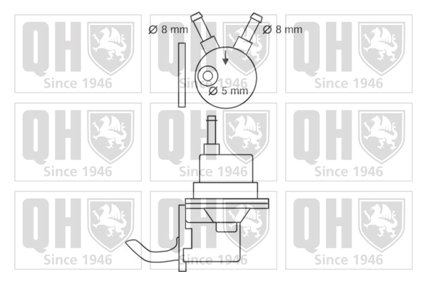 QFP56 QUINTON HAZELL Паливний насос, механічний