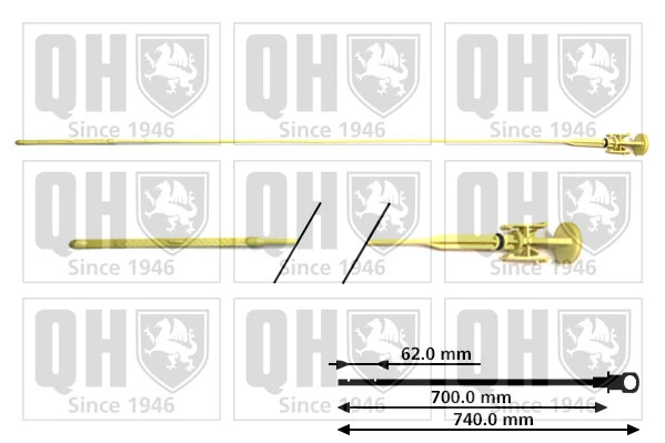 Щуп-індикатор рівня масла в двигуні Kamoka 7271063 ціна, від 6.72 USD