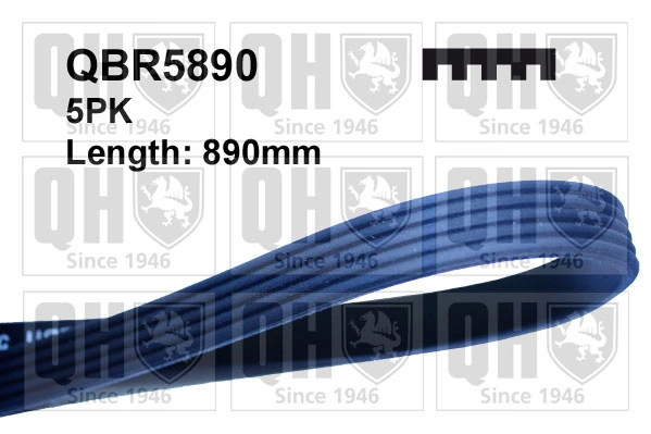 Ремінь кондиціонера Goodyear 5PK0890