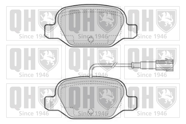 Передні тормозні колодки 77365754 Fiat/Alfa/Lancia