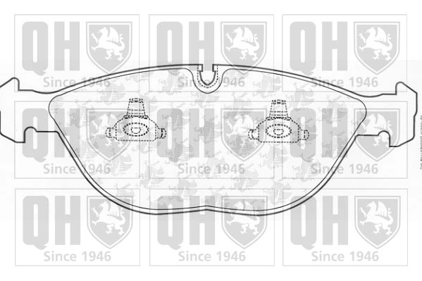Передні тормозні колодки PC57341PA Bentley