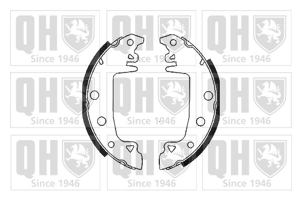 Колодки гальмові задні, барабанні 5881059 Fiat/Alfa/Lancia