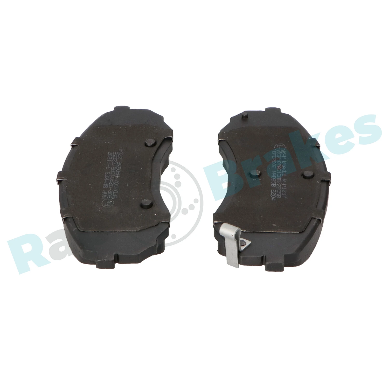 Купити RP1237 RAP Brakes Колодки гальмівні передні, дискові